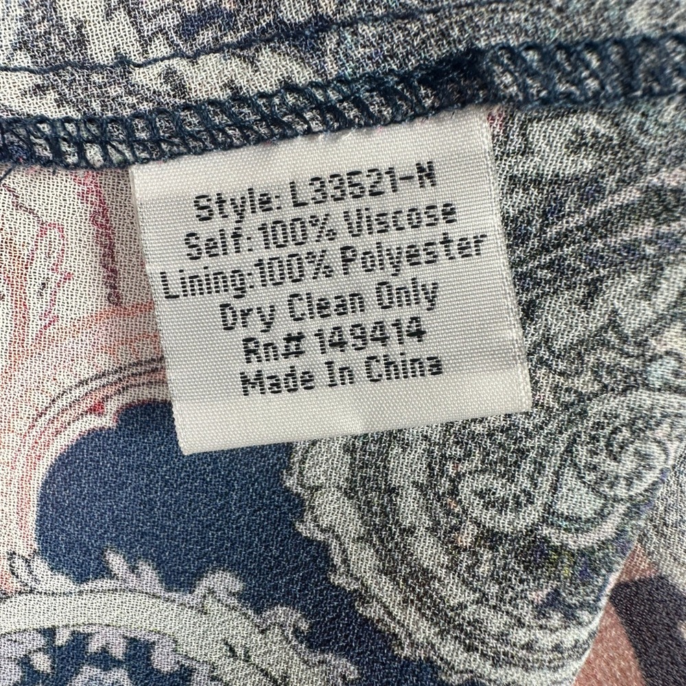 Johnny Was Jade Cordelia Easy Midi Dress Womens Small Multi Paisley Boho NEW - Picture 16 of 16